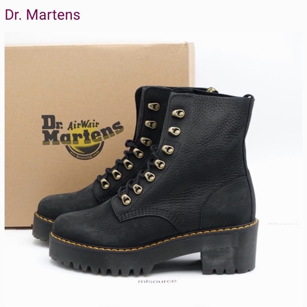 Dr. Martens Black Combat Boots